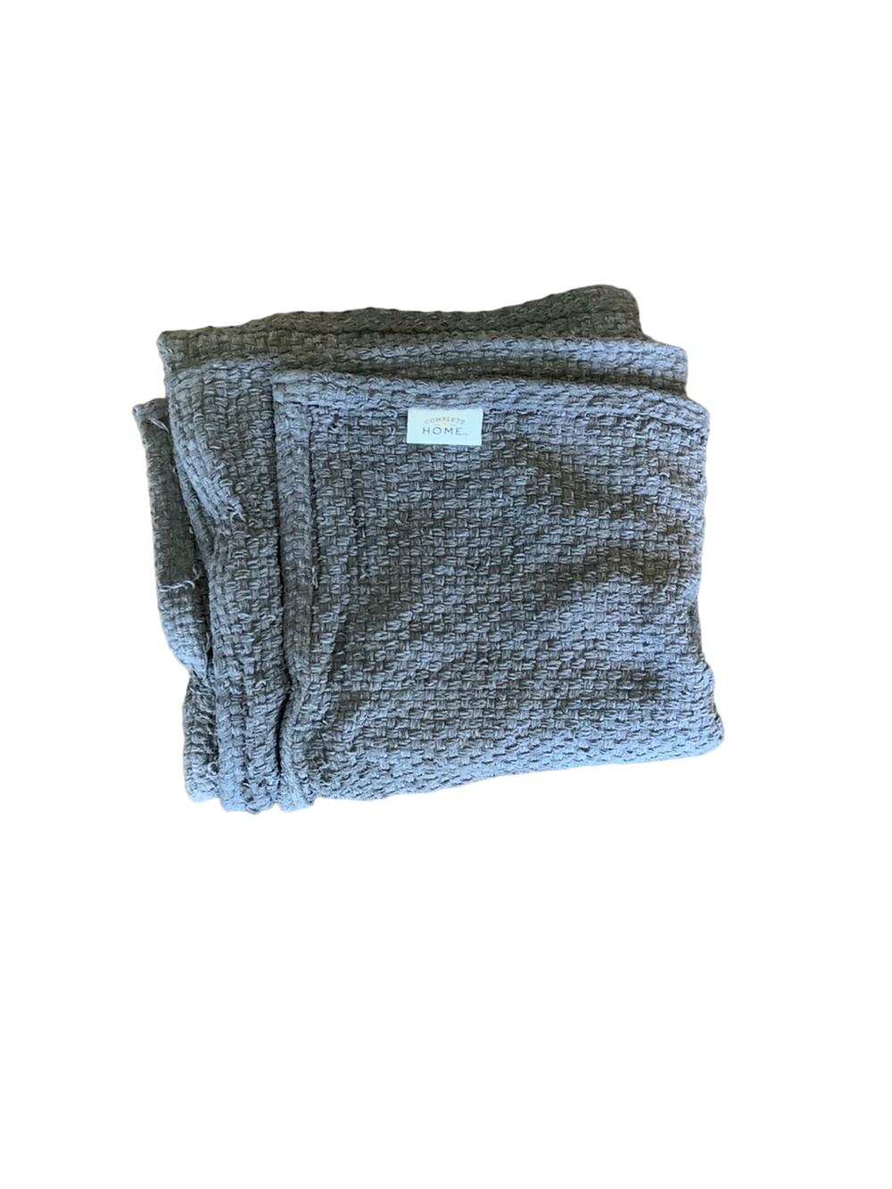 Chunky Waffle Knit Throw Blanket